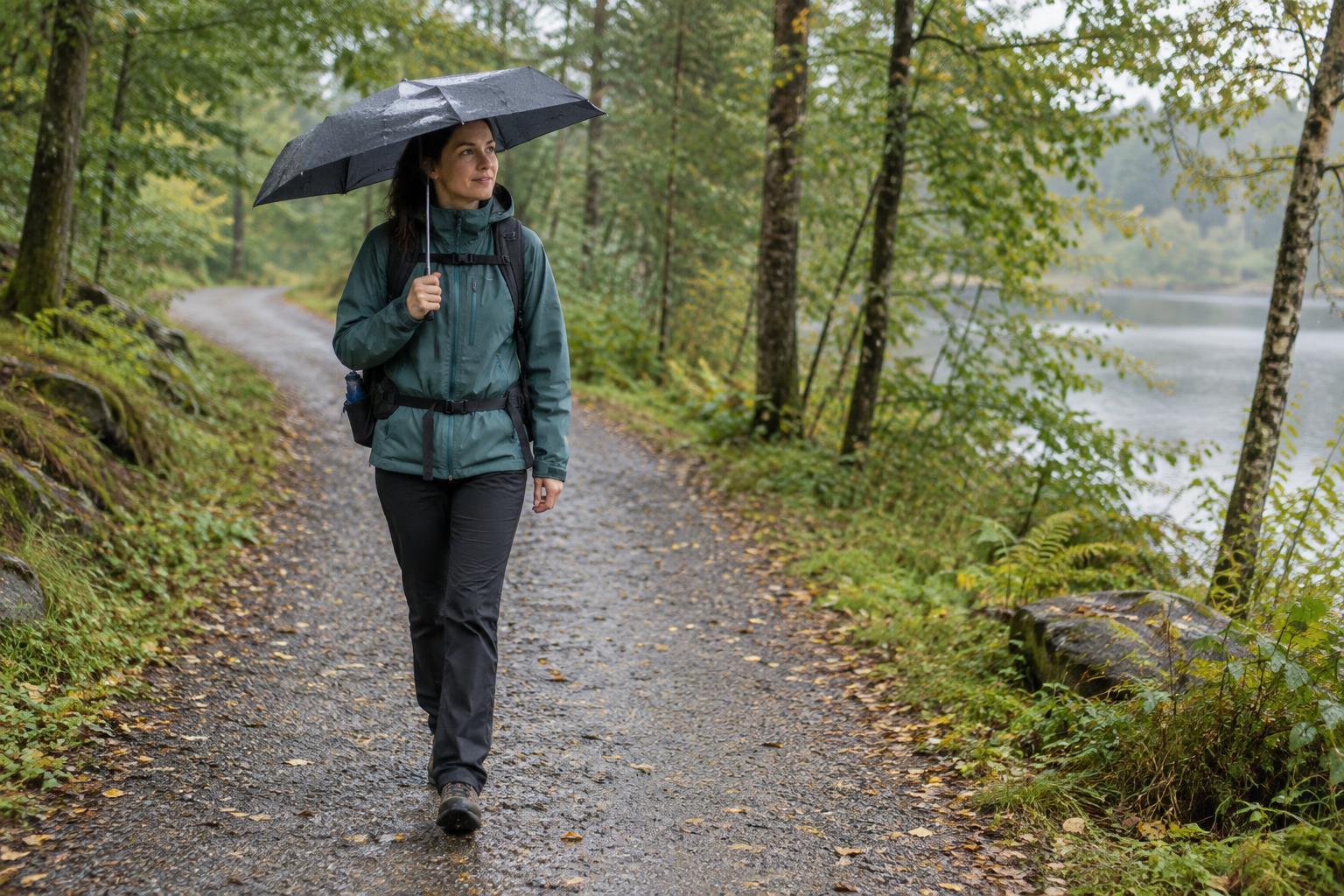 When a Compact Umbrella Makes Sense for a Walk—and When It Doesn’t